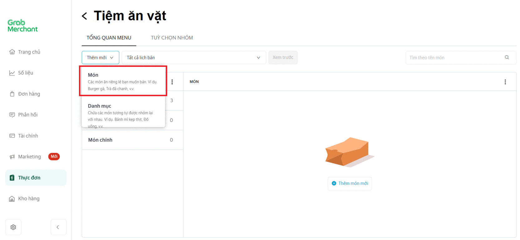 GrabMerchant Website